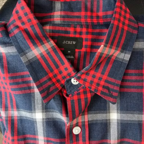 J. Crew Men's 100% Cotton Plaid Button Down Shirt - Picture 14 of 14
